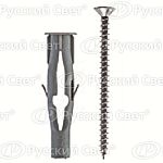 Комплект креп. F6 3.5х50 винт+дюбель (уп.100шт) ДКС CM06541