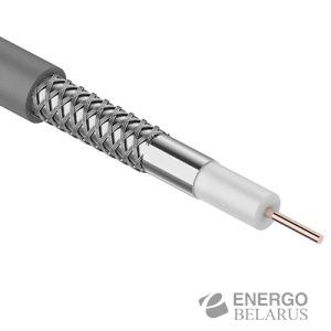 Кабель коаксиальный CAVEL SAT 703 ZH, Cu/Al/CuSn, 75%, 75 Ом, бухта 100 м, серый