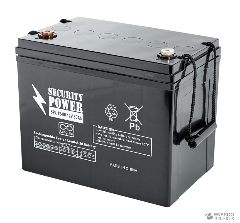 Аккумуляторная батарея Security Power SPL 12-80 12V/80Ah