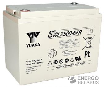Батарея аккумуляторная YUASA SWL2500-6FR 6V 180Ah