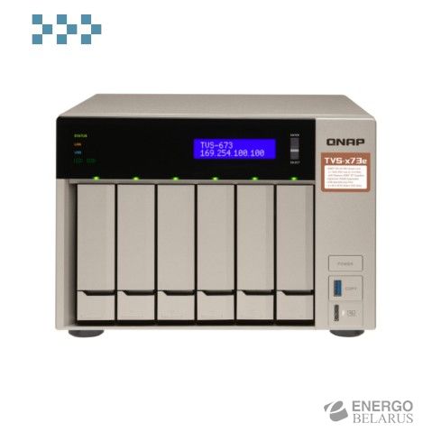 RAID-накопитель сетевой QNAP TVS-673e-8G