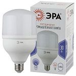 Лампа LED POWER 30W-6500-E27 ЭРА (диод, колокол, 30Вт, хол, E27) (20/420)
