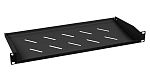 Полка 19" перфорированная консольная 1U