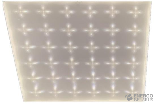 Светильник светодиодный ДПО02-6х6-002 PcCOOLER ARM-002-036 ТУ BY691700268.002-2019 (5000К, 801-00374, микропризма 1,3 мм)