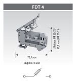 Клемма держатель плавкой вставки FDT 4
