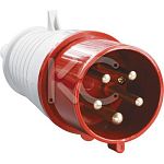 Вилка 015, 3P+PE+N 16А 380В IP44 SHCET
