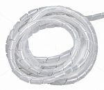 Лента спиральная монтажная пластиковая ЛСМ-06 белый (10м/упак.)