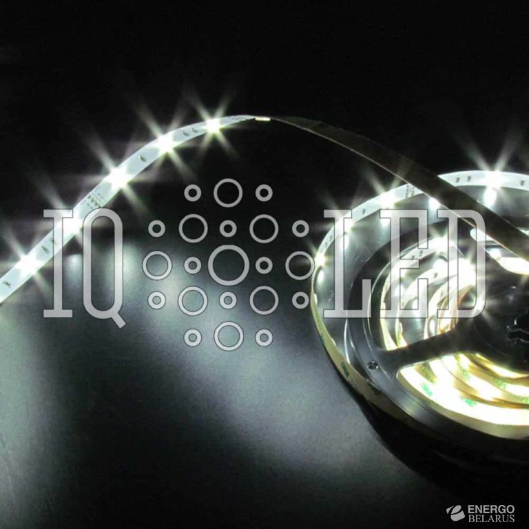 Лента светодиоидная на белой основе IP20, 12V