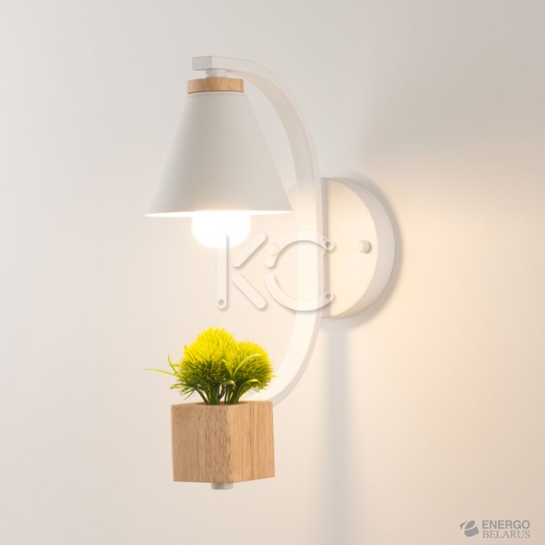 Светильник светодиодный настенный Астерия MMD-LED B149-1-1xE27, белый, Home Light
