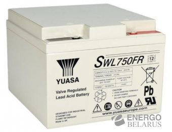 Батарея аккумуляторная YUASA SWL750FR 12V 26Ah