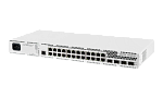 MES2300-24P Коммутатор 24 порта 1G PoE, 4 порта 10G