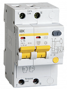 АД12 2Р 16А 30мА IEK Дифференциальный автоматический выключатель MAD10-2-016-C-030