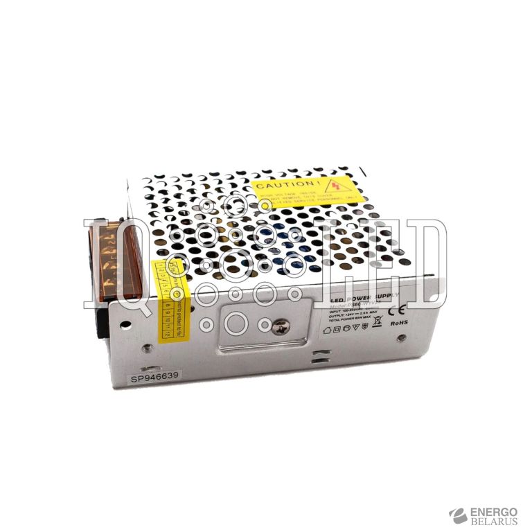 Блок питания IP20 24V 60 W