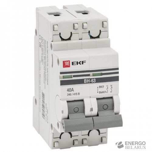 Выключатель нагрузки ВН-63, 2P 25А EKF PROxima