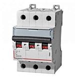 Автоматический выключатель DX3 3П C80A 10kA/16kA (409280)