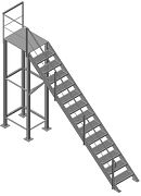 Крыльцо металлическое