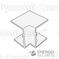 Угол внутренний для кабель-канала 40х25 бел. Т-Пласт 50.06.001.0009