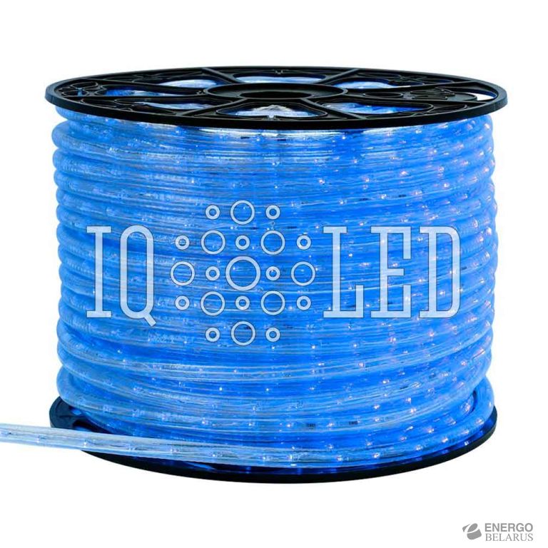 Дюралайт синий 220V, 36 LED/m, 100m,