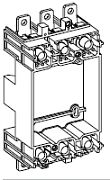 Комплект цоколя ezeplug3l 3п 100-250а (выкл.60мм)