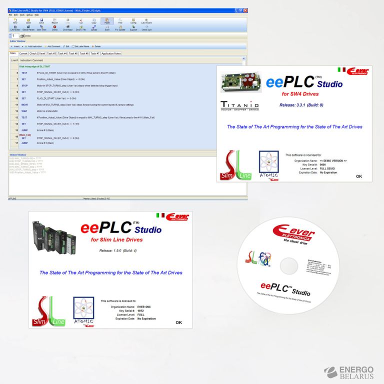 Обеспечение программное Ever Elettronica
