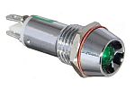 Арматура светосигнальная АD-22С (LED) d10мм зеленая