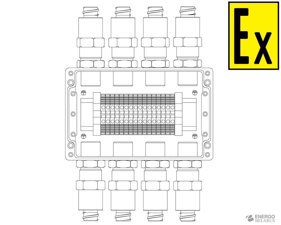 Коробка коммутационная взрывозащищенная КВМК 1603