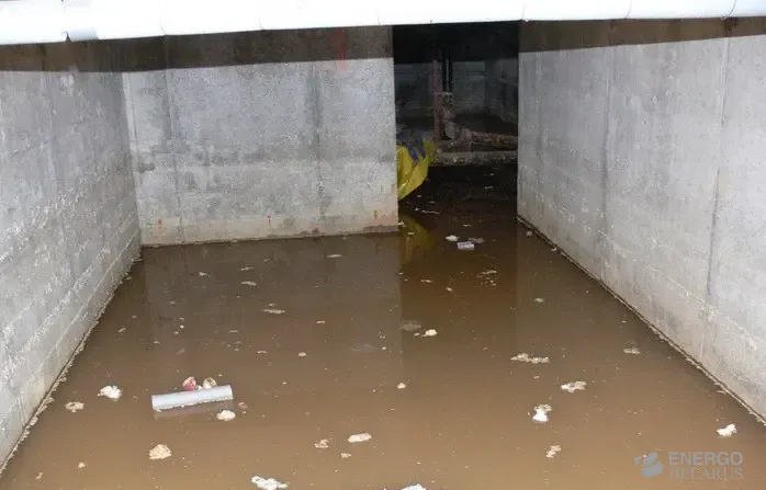 Откачка воды из подвальных помещений