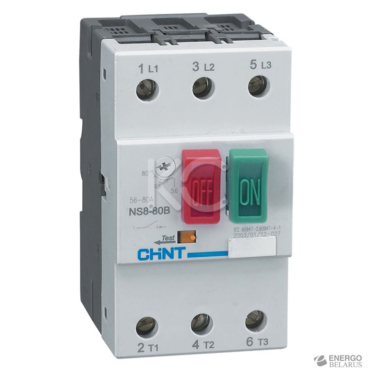 Автомат пуска двигателя NS2-80B 16A-25A (R) (CHINT)