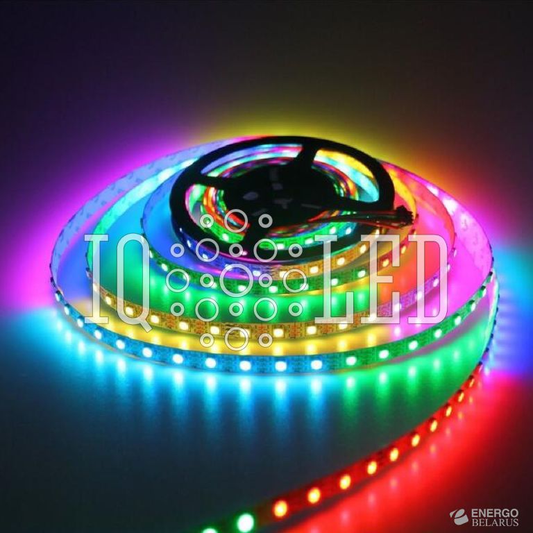 Лента светодиодная 5050 RGB 60LED IP20 12V 14.4W