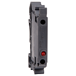 Клемма для предохранителей с индикатором OptiClip TB-4-HESILED-24V-(5x20)-6,3A-(0,5-6)-черный