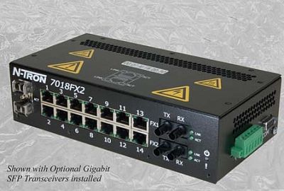 Промышленный Ethernet коммутатор JetNet 4518