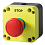 Кнопка грибковая с фиксацией PPFN1R4N d40 RED IP65
