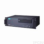Компьютер встраиваемый MOXA DA-820C-KL3-HH-T в 19'' стойку с Intel Core i3-7102E 2.1ГГц, VGA, 2 x HDMI, 4 x Gigabit LAN, 6 x USB, 2 x COM, питание 100 ~ 240 В пост./перем. тока х 2, без SSD/RAM/OS, -40...+70С
