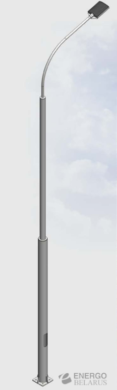 Опора металлическая консольная трубчатая фланцевая ОМК-1-1-9.5(а)