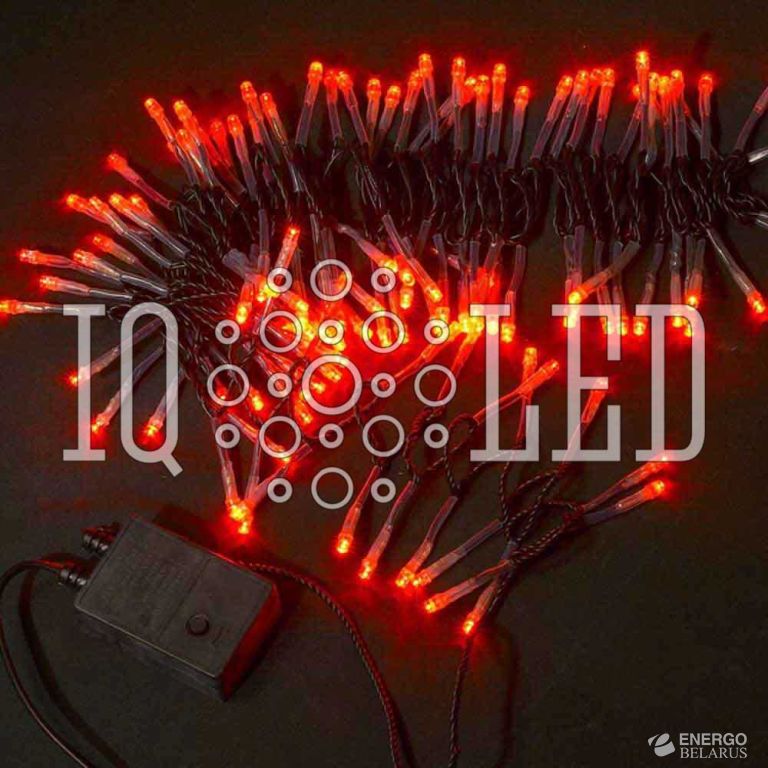 Гирлянда с контроллером 5M, 240V Светод, красная