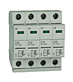 Разрядник TII/C 4 полюса, 4х20кА/280V, класс II (С) в комплекте с гнездом