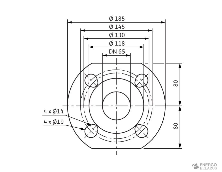 Насос Wilo-TOP-S 65/7 2-частоты вращения (1~230 V, PN 6/10)