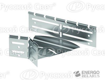 Угол для лотка горизонтальный изменяемый CPO 0-44град. 150х50 гор. оцинк ДКС 36009HDZ