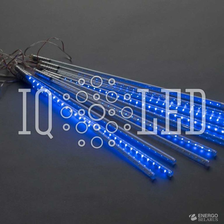 Сосульки Трубки 10шт 0,5М Син. METEOR TUBE 12V не соединяемая