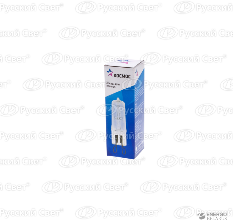 Лампа галогенная JDC 40Вт G9 230В CL Космос LKsmJDC220VCL40W