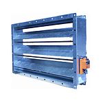 Клапан воздушный утепленный КВУ-В с приводом МЭО РК-319