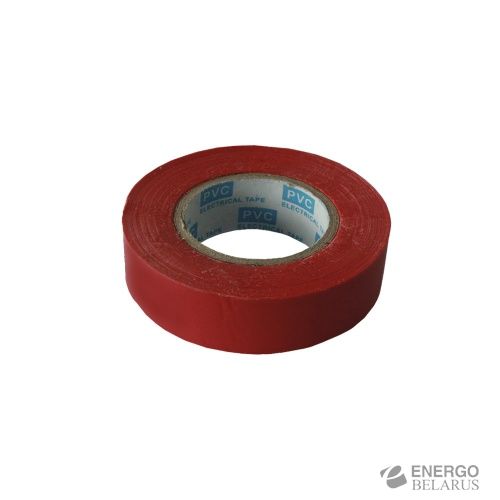 Изолента ПВХ 0.13мм x 19мм x 20м красная