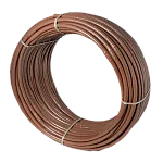 Трубка капельная 16мм с капельницами бухта 100мп коричневая