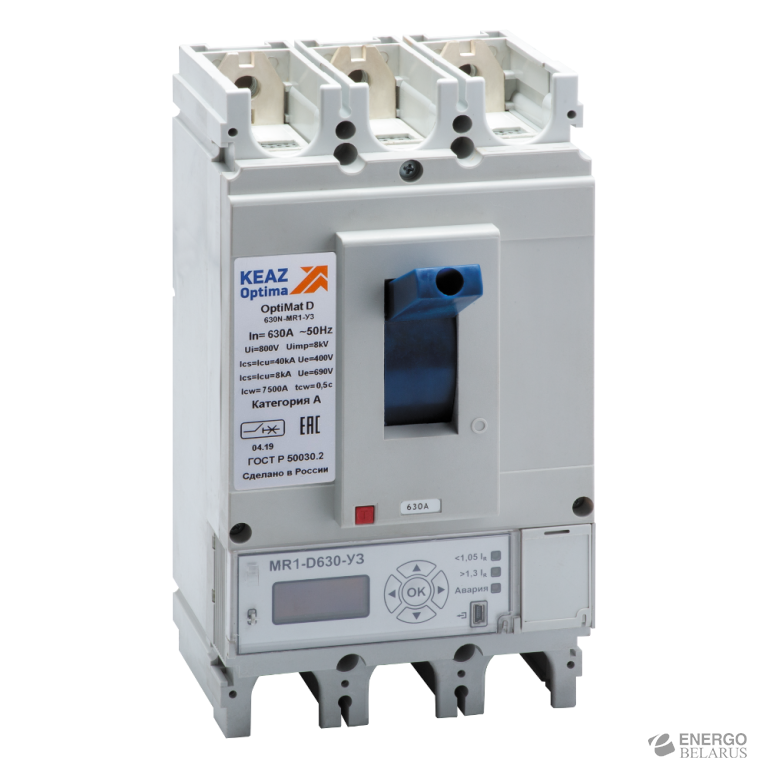 Выключатель автоматический OptiMat D630H-MR1-У3