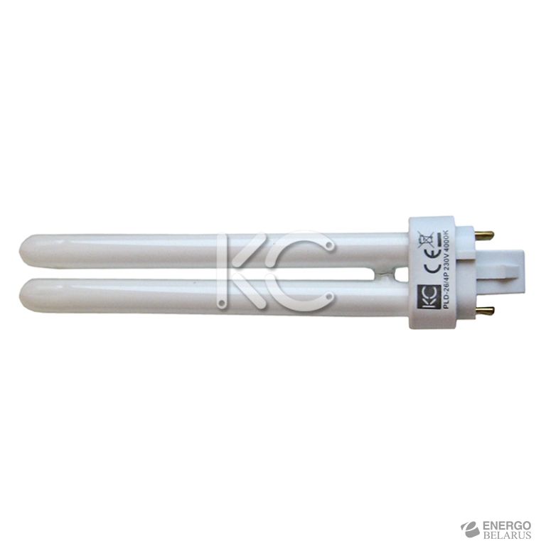 Лампа люминесцентная КЛЛ-PD-26Вт-4000К-G24Q-3(4pin)-КС