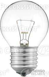 Лампа накаливания Stan 25Вт E27 230В P45 CL 1CT/10X10 Philips 921411544210 / 871150001185550