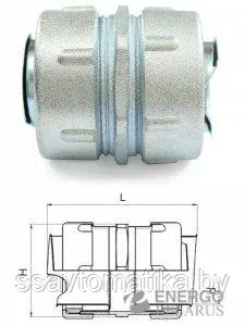 Муфта соединительная для металлорукава МСМ-15 (zeta40810)