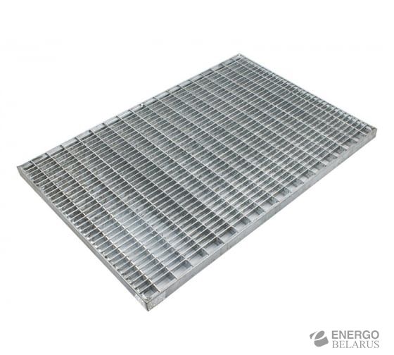 Решетка грязезащитная стальная Ecoteck П9РШ0001 390х590 (ячейка 33х11)