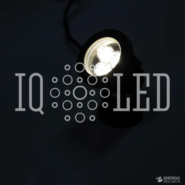 Прожектор точечный поворотный 12V тёплый белый