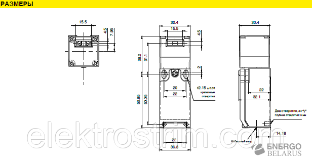 Выключатель безопасности STNK03 IP67